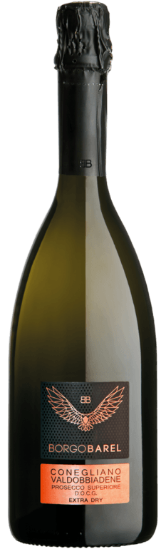 Prosecco extra dry bottle