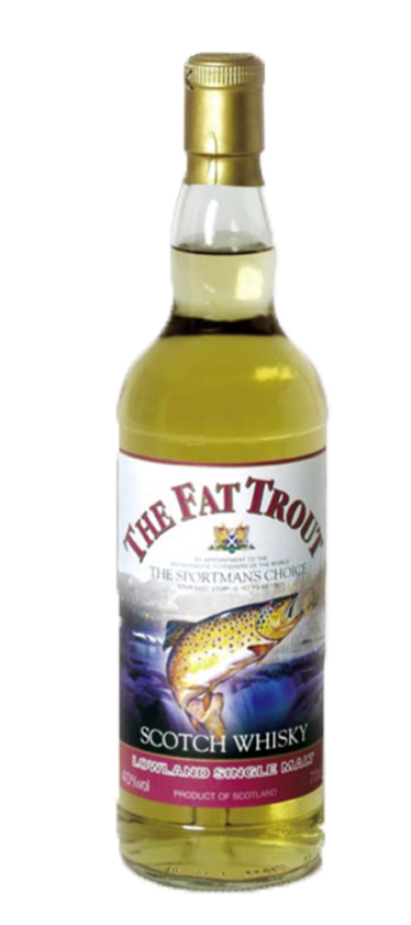 Fat Trout whisky bottle