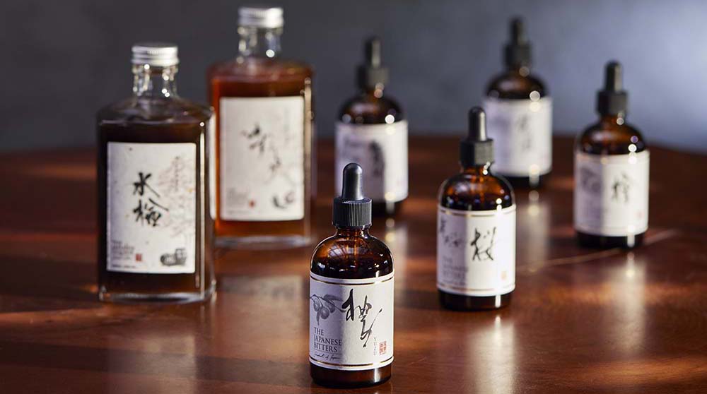 Japanese bitters and liqueurs
