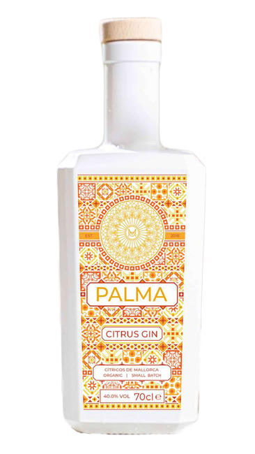 Palma Citrus gin bottle