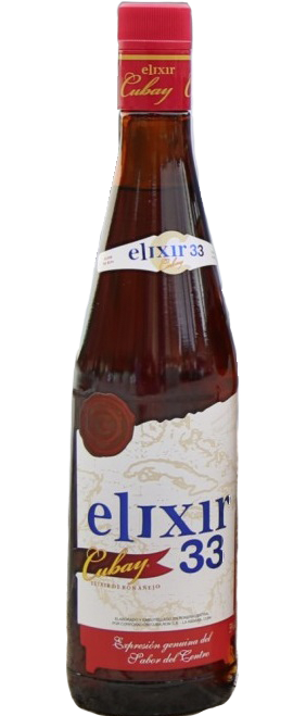 Ron Cubay  Elixir bottle