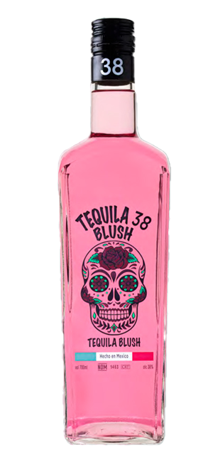 Tequila Blush bottle