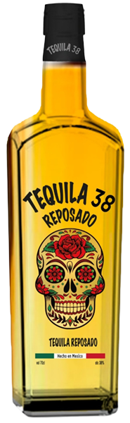Tequila 38 Reposado bottle